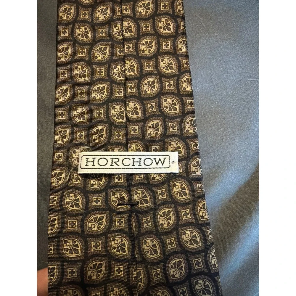 Mens Silk Tie Lot 8pc Polo Ralph Lauren Tommy Hilfiger Paisley Plaid Geometric